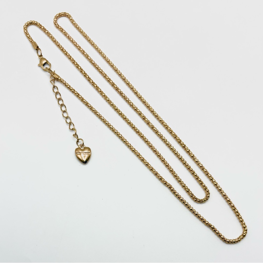 New Betsey Johnson Gold Chain Necklace